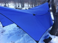 My tarp deployed